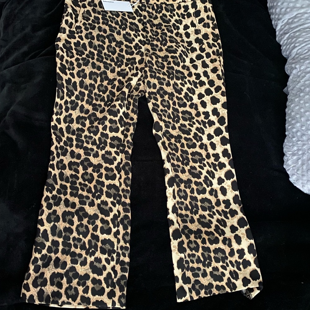 Reformation leopard pants